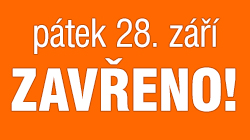 Vzhledem k státnímu svátku má naše prodejna 28.10.2018 zavřeno